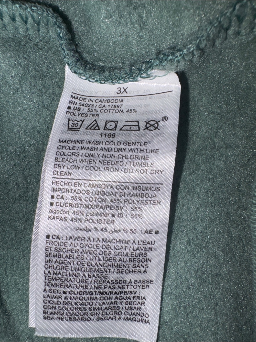Old Navy Women's Crewneck Sweatshirt in Sage Green Plus Size 3X - Picture 6 of 12